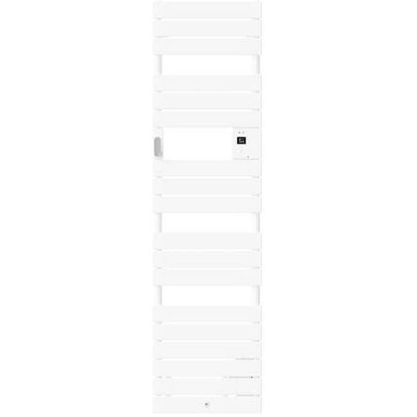 Thermor – Sèche-serviettes électrique Riviera 2 avec soufflerie 1750W blanc satin – Largeur 550mm – Hauteur 1402mm – IP24 – 498219