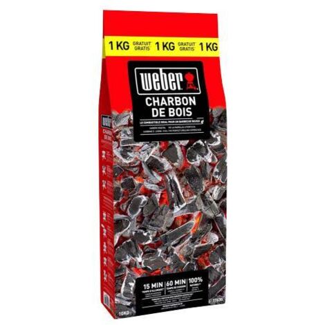 27 Charbon De Bois 10 Kgs Dont 1gratuit Weber