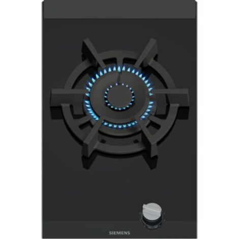 Siemens – Domino gaz 30cm 1 feu vitrocéramique – Puissance 6000W – Technologie stepFlame pour contrôle précis – ER3A6AI10