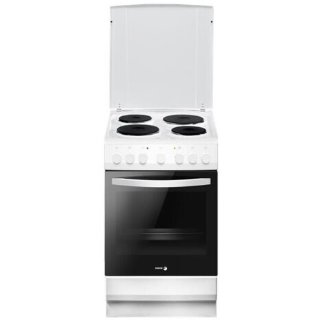 Fagor – Cuisinière électrique 50 cm 4 foyers – 2 foyers 1,5 kW et 2 foyers 1,0 kW – Four multifonction air brassé 62L – Nettoyage catalyse - FACE103B (1/5)