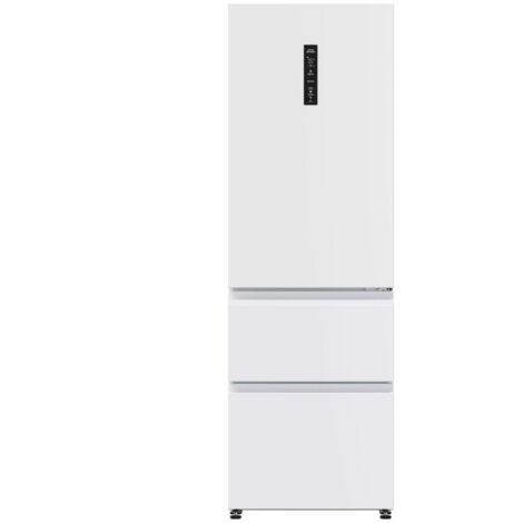 Haier – Réfrigérateur combiné inversé 360L – Ventilé – 185x59.5x66.7cm – Classe E – Réfrigérateur connecté