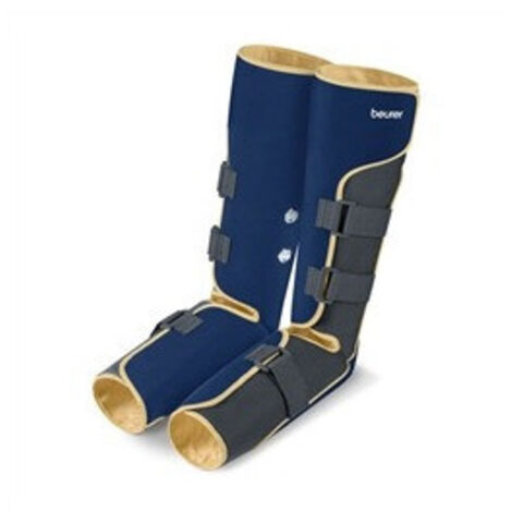 Massage des jambes par compression – Améliore circulation veineuse – Massage par pression d'air – Réglable en continu – Minuterie 10/20/30 min – Beurer
