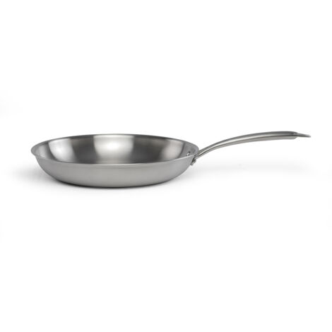 ENASTYL - Poêle inox 18/10 Triply 28c tous feux dont induction ENASTYL - Poêle inox 18/10 Triply 28c tous feux dont induction
