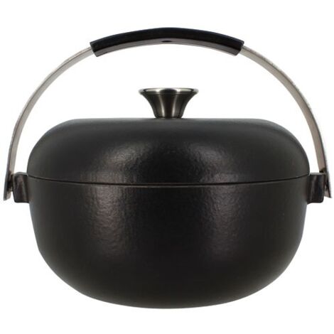 OGOLIVING OLAF COCOTTE 24 CM FONTE NOIR AVEC ANSE 7930205 (1/5)