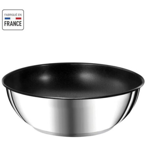 Poêle wok acier inoxydable 26cm - Tefal - L9737702