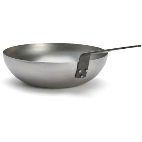Wok bombé en acier 24cm - De Buyer - 5617.24