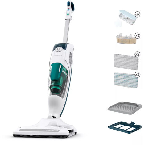 Nettoyeur vapeur aspirateur 2en1 1500w bleu - Rowenta - ry7777wh