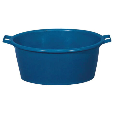 ALUMINIUM ET PLASTIQ BAQUET OVAL 70L 77X58CM REN BLEU RIVBQOV70