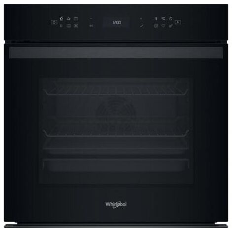 Whirlpool – Four traditionnel multifonction 73l 60cm pyrolyse noir – 15 modes de cuisson – Technologie 6ème Sens – WOI68PT1SBAF