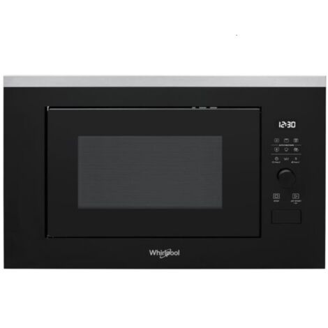 Whirlpool – Micro-ondes encastrable 25l 900w – Gril quartz 1000w – Programmateur Led – Sécurité enfant – Dimensions 390x594x379mm