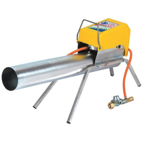 Ribimex – Épouvantail à gaz canon simple – Répulsif pour nuisibles – Fonctionnement gaz butane ou propane – Déclenchement automatique – AG0571 (1/2)