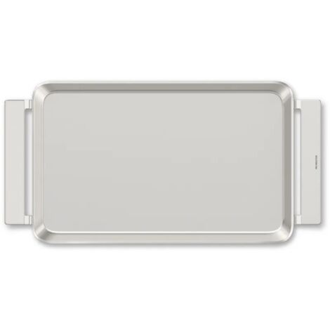 Siemens – Plancha électrique Teppan yaki 34 x 20 cm – Aluminium et acier inoxydable – Zone de cuisson flexible pour saisir viandes – 2 Kg (1/2)