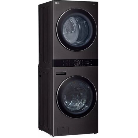 LG – Lave-linge séchant 17kg F761TOWERB2 – Classe énergétique E – Vitesse d'essorage 1100 tr/min – Technologie AI Direct Drive