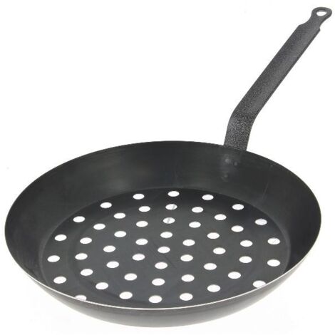 Poêle à marrons 28 cm queue courte - De Buyer - 5490.28 (1/5)