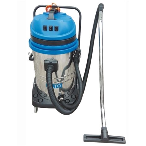 Nilfisk – Aspirateur cuve eau et poussière 75l – Moteur By-Pass – Filtre synthétique lavable – Pour chantiers humides – 50000422