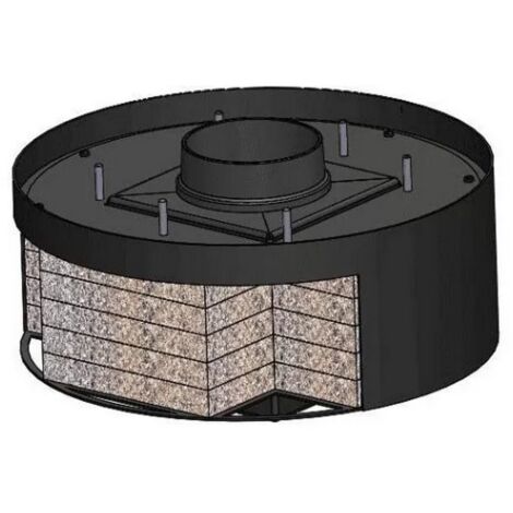 Invicta – Accumulateur de chaleur pour poêle Neosen – Briques réfractaires – Longueur 50 cm – Hauteur 23.4 cm – Optimisation énergétique (1/2)