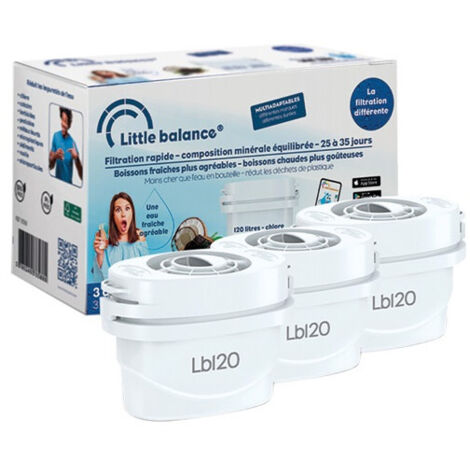 Lot de 3 cartouches filtrantes - Little Balance - 8588