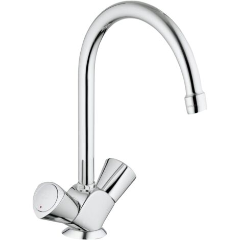 Mélangeur évier chromé - Grohe - 31067001 (1/8)