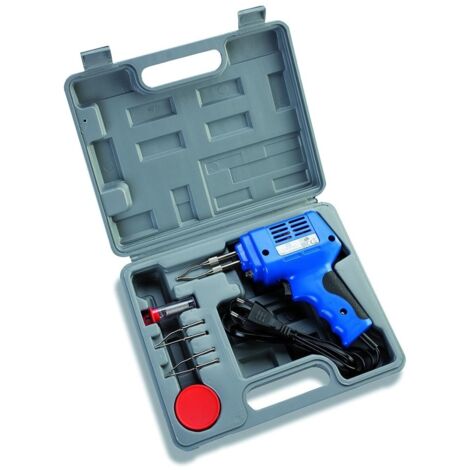 Kemper – Pistolet à souder électrique 100W – Température maximale 400°C – Poignée ergonomique caoutchoutée – Mallette de transport avec accessoires (1/7)