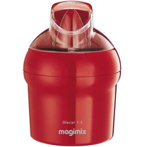 MAGIMIX Sorbetière 1.5 L Rouge - Le Glacier - 11669