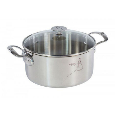 Faitout inox 28cm + couvercle - De Buyer - 3427.28