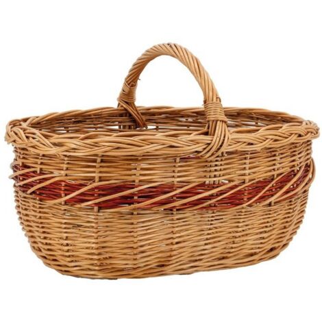 Panier ovale marron - Aubry Gaspard - PMA1620 (1/4)