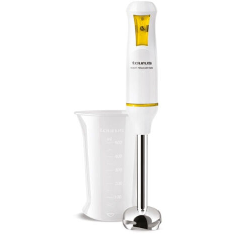Taurus Robot 750 Easy mixeur à immersion 500 L en acier inoxydable 750 W Blanc, Jaune (1/5)