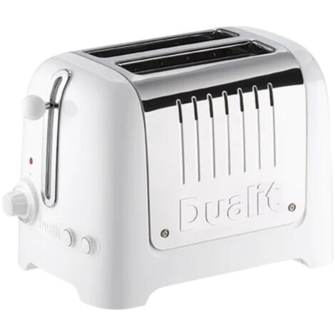 Grille-pain 2 fentes 1200w blanc/inox - Dualit - 26223 (1/5)