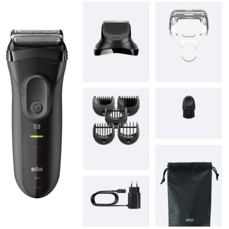 Rasoir électrique rechargeable - Braun - 3000BT