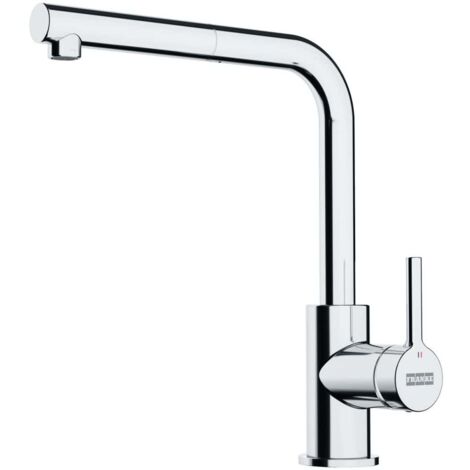 Franke – Mitigeur de cuisine à douchette chrome – Laiton – Hauteur 285mm – Rotation 360° – Embout extractible avec mousseur Honeycomb