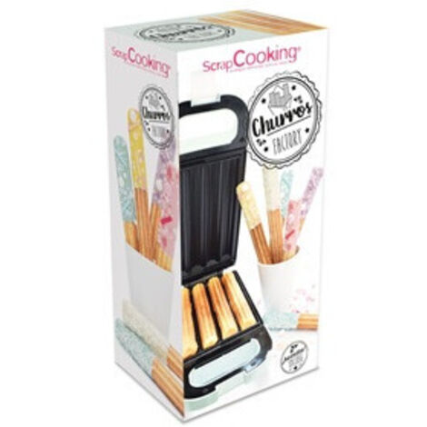 Gaufrier croque monsieur Scrapcooking Churros factory Vert