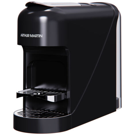 Machine a café a capsules - ARTHUR MARTIN - AMN230N - Expresso & Lungo - 1400 W - Noir