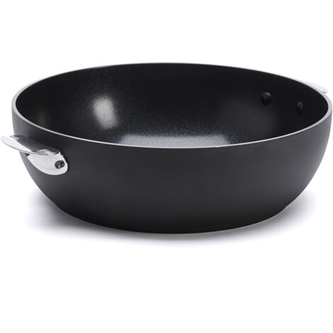 Poêle Bra Efficient Orange 28 Cm - Fonte Aluminium, Antiadhésif Platinum Plus, Compatible Induction