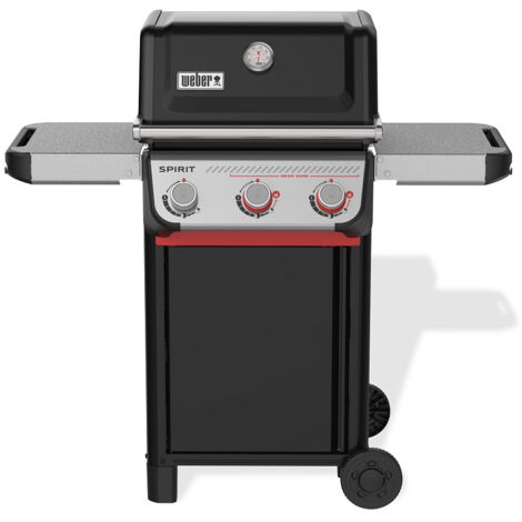Weber – Barbecue à gaz 3 brûleurs – Cuisson grill, four et réchaud – Dimensions 123 x 67,5 cm – Surface de cuisson 52 x 45 cm – Thermomètre intégré - E-325