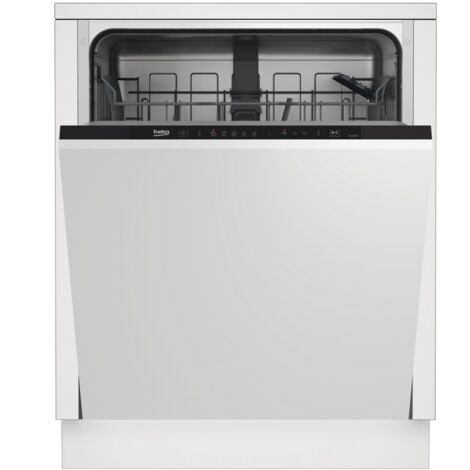 Beko – Lave-vaisselle tout intégré 60 cm – 13 couverts – Classe énergétique E – Niveau sonore 48 dB – 5 programmes – Départ différé