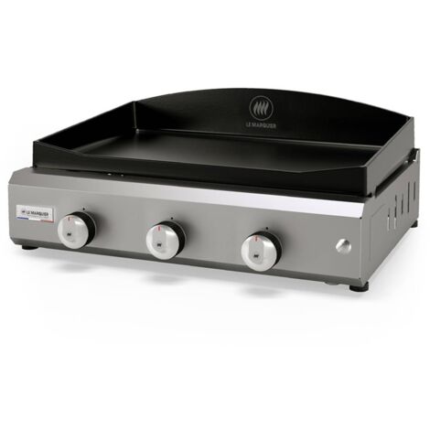 Plancha gaz 6900w 3 bruleurs - Le Marquier - PLEA360IV2