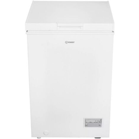 Indesit – Congélateur coffre 98L – Capacité de congélation 6kg/24h – Classe énergétique E – Niveau sonore 40dB – Pose libre – Statique