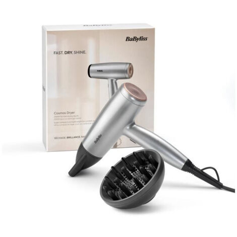 Sèche-cheveux 2100 W – Diffuseur pour boucles – Léger et compact – Séchage rapide et efficace – Babyliss