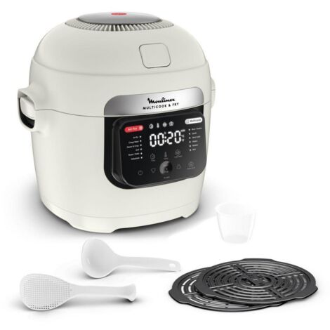 Multicuiseur + airfryer 6l 1200w beige - Moulinex - MZ7311F0