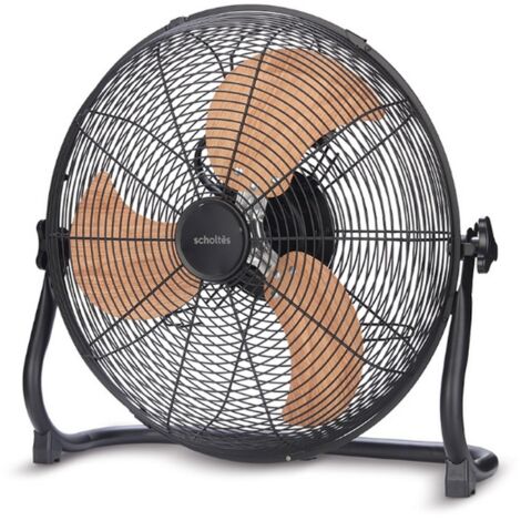 Brasseur d'air 40cm 70w noir - Scholtes - SCVEL240PB
