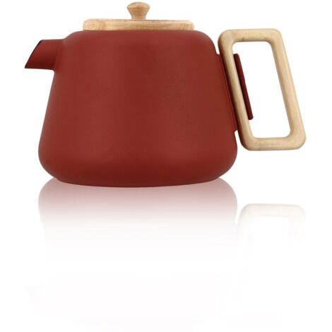 Théière en fonte avec couvercle en bois 1L, VIGGO