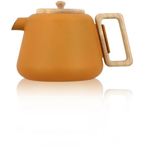 Théière en fonte avec couvercle en bois 1L, VIGGO