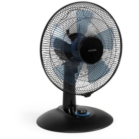 Ventilateur de table 40cm 60w noir - Scholtes - SCVT40SIL