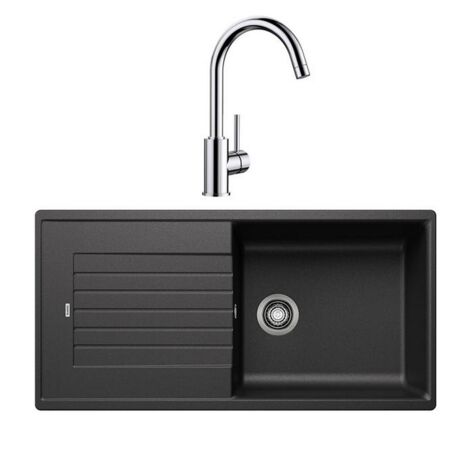 Pack évier anthracite + mitigeur chrome 100cm - Blanco - 528427 (1/3)