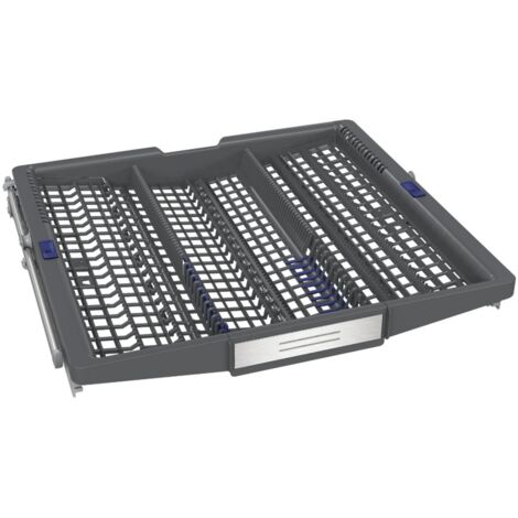 Siemens – Tiroir à couverts Vario 2 pour lave-vaisselle 60cm – Éléments abaissables et picots pliables – SZ36DB04