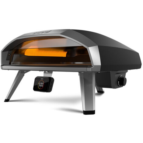 Four à pizza à gaz – Acier au carbone et inox – Pierre en cordiérite 20mm – Dimensions 682x652x393mm – Pour professionnels – Ooni (1/5)