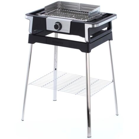 Barbecue électrique sur pieds 3000w noir/inox - Severin - PG8118