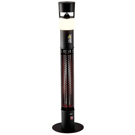 EWT PATIOM Chauffage radiant extérieur noir 1500W