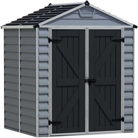 Palram – Abri de jardin résine 2,7 m² – Panneaux en polycarbonate résistant aux chocs – Cadre en aluminium – 704258 (1/6)