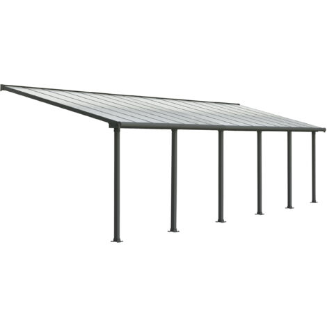 Pergola 27.3m² gris anthracite - Palram - 704358 (1/5)
